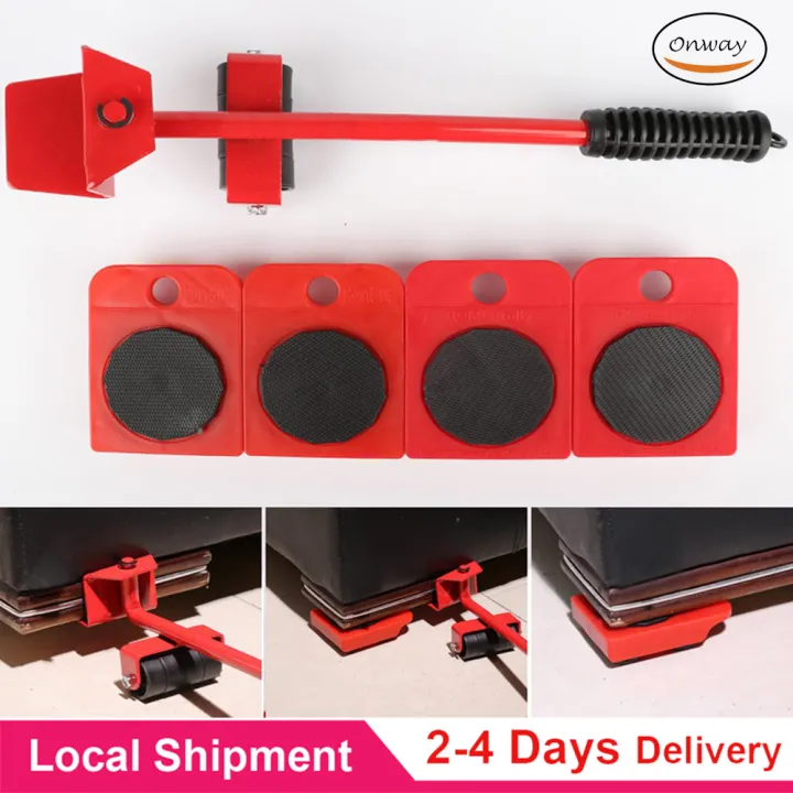 Onway Furniture Lifter Easy Moving Sliders 5 Packs Mover Tool Set, Heavy Furniture Appliance