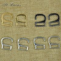 ☌❍✹ Wholesale new arrived 20pcs/lot 10mm 12mm silver gun-black gold metal shoes bags type 9 Buckle hooks buttons DIY Accessories