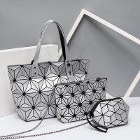 sac a main brand women geometric bags for women 2020 Quilted Shoulder Bags Laser Plain Folding ladies Handbags Bolso Mujer