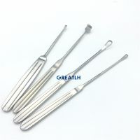 Oval Shaped / Hollow  Mastoid Curette Stainless Steel Nasal Plastic Surgical Instruments