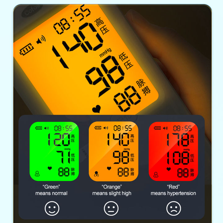 cofoe-เครื่องวัดความดันโลหิตและระดับน้ำตาลในเลือด2-in-1แบบชาร์จได้เครื่องวัดความดันต้นแขนอัตโนมัติอัตราการเต้นของหัวใจเครื่องตรวจน้ำตาลในเลือดในครัวเรือนความดันโลหิตน้ำตาลในเลือด-all-in-one-การวัดที่แ