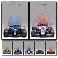 ☊โปสเตอร์คลาสสิกการแข่งรถ F1 2022ตกแต่งศิลปะบนผนังบ้านโปสเตอร์สติ๊กเกอร์ติดผนังผ้าใบจิตรกรรมตกแต่งโปสเตอร์การตกแต่งบ้าน Z239