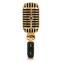 Professional Wired Vintage Classic Microphone Dynamic Vocal Mic Microphone for Live Performance Karaoke