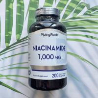 ไนอาซินาไมด์ วิตามินบี 3 Niacinamide 1000 mg 200 Quick Release Capsules (Piping Rock®) B3 B-3 ไนอะซิน