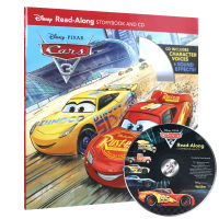 Auto Story 3 with Cd Original English Cars 3 Read Along Storybook Independent Reading Series Audio Storybook Reading Car Story 3 English Aided Picture Book Paperback