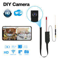 กล้องซ่อน DIY Wi-Fi ขนาดเล็ก1080P Full HD การดูจากระยะไกลไร้สายกล้องสอดแนมบันทึก128G การ์ดความจำลูป