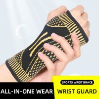 ✿✳✿ 1PCS Compression Wrist Brace with Pressure Belt Sport Protection Wristband Knitting Pressurized Wrist Palm Brace Bandage Support