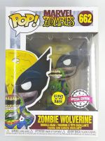 Funko Pop Marvel Zombies - Zombie Wolverine [เรืองแสง] #662 (กล่องมีตำหนินิดหน่อย)