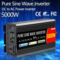 อินเวอร์เตอร์12V 220V Pure Sine Wave 24V 110V DC To AC 2000W 3000W 4000W 5000W Universal Power Converter อินเวอร์เตอร์พลังงานแสงอาทิตย์5060HZ