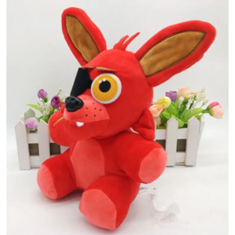 WA33N Ready Stock 25cm FNAF Nightmare Freddy Foxy Bonnie Plush Toys Five  Nights at Freddy's Soft Stuffed Animal Dolls