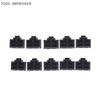 TOOL IMPROVER 10pcs Black Ethernet HUB Port RJ45ปลั๊กป้องกันป้องกันฝุ่น