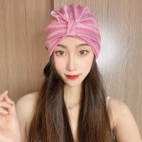 2022 Fashion Summer New Pool Swimming Hat for Women Multicolor Turban Long Hair Protector Large Pleated Bathing Cap Beach Shower Swim Caps