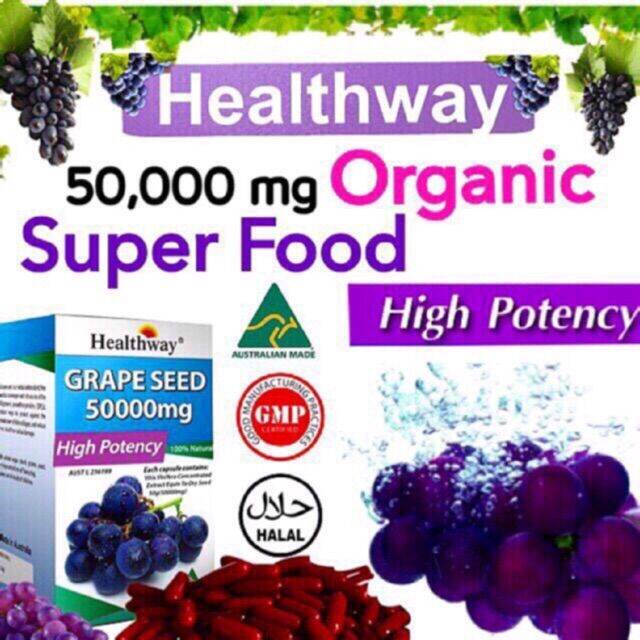 sure-ของแท้-นำเข้า-healthway-grape-seed-ของใหม่หมดอายุ-exp-05-2025