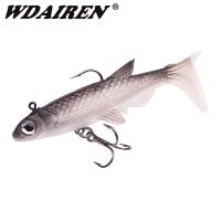 hot！【DT】 1PCS Small Silicone Soft Bait 50mm 3.5g Jig Wobblers Shad Fishing Artificial Leurre With Hooks Bass Carp Pesca