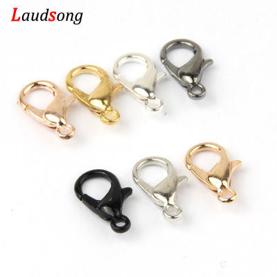 50pcslot Rose Gold Alloy Lobster Clasp Hooks End Clasps Connectors For DIY Jewelry Making Necklace Bracelet Findings