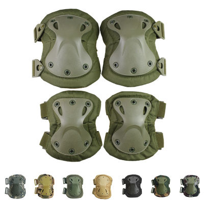 JSJM Tactical Knee Pad Elbow CS Military Protector Army Outdoor Sport Hunting Kneepad Safety Gear Knee Pads