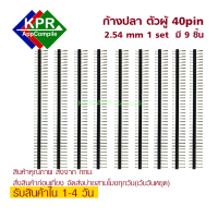 9 PCS ก้างปลา 9 x 40 Pin 2.54 mm Pin Male Female แบบตรง และ 90 องศา Header Single Row Pin For Arduino NodeMCU Wemos By KPRAppCompile