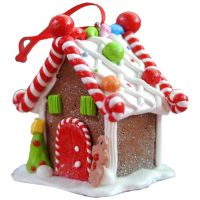 Soft Clay Decoration Small Ornaments Christmas Window Scene Layout Props Christmas Festival Creative House Ornaments