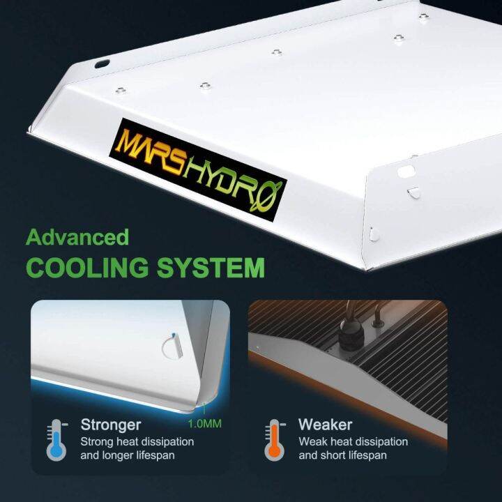 mars-hydro-ไฟปลูกต้นไม้-led-marshydro-mars-hydro-ts600-led-full-spectrum-hydroponic-led-grow-light-bar-ts600-ไฟled-100w-รุ่นใหม่ล่าสุด-ts-600