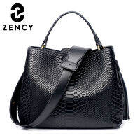 Zency Luxury Women Genuine Leather Handbags 2021 Fashion High Quality Female Shoulder Bag New Design Lady Top-Handle Bags