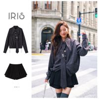 [สินค้าลิขสิทธิ์แท้] IRIS BOUTIQUE IS2023YD37-IK2023YD76 My No.5 shirt-skirt เสื้อเชิ้ตแขนยาว กระโปรง เสื้อผ้าผู้หญิง