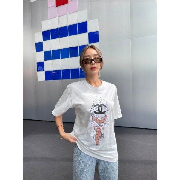 cc-ice-cream-oversize-t-shirtเสื้อยืดทรง-oversize-เนื้อผ้านิ่มเกรดพรีเมี่ยมใส่สบายสกรีนลายน่ารักมาก