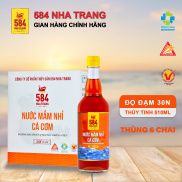 Thùng 6 Chai Nước Mắm 584 Nha Trang - 30 Độ Đạm - Chai Nhựa 500ml