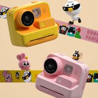 ZZOOI Digital Camera With Printing Kids Instant Print Camera With 3 Rolls Print Paper Print Baby Camera Christmas Birthday Gift With Sports &amp; Action Camera