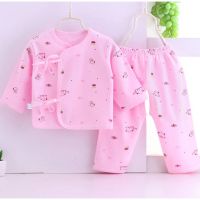 2pcsset Summer Baby Clothing Set Newborn 100 Cotton Pajamas 0-6 Months Rompers