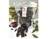 กระเจี๊ยบแดงอบแห้ง ชากระเจี๊ยบ 100กรัม ดาร์โปรดักส์ l Roselle Hibiscus Herbal Tea 100g.