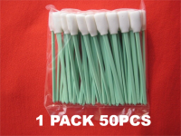 50pcs Printhead Cleaning Swab Sponge Stick 5-inch Long for Large Format Inkjet Printers Roland Mimaki Mutoh Solvent Resistant