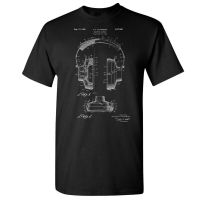 Headphones Shirt Dj Gift Audio Engineer Recording Studio Disc Jockey Dance Club 2019 Newest Cotton Design Fitted T Shirts XS-4XL-5XL-6XL