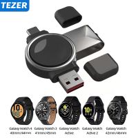 Porty USB typu C magnetyczna bezprzewodowa ładowarka do zegarka Samsung Galaxy Watch 4 3 przenośna inteligentna zegarek szybka ładowarka do aktywnego 2 1