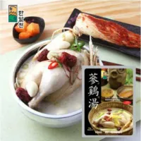 [สินค้าใหม่]samgyetang ไก่ตุ๋นโสมเกาหลี ซัมเกทัง ซุปเกาหลี อาหารสำเร็จรูป han ai cheon samgyetang ginseng chicken soup 1kg 삼계탕