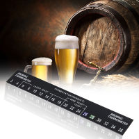 5 ชิ้น Stick on Brewing เครื่องวัดอุณหภูมิกาว LCD เครื่องวัดอุณหภูมิสติกเกอร์สำหรับ Homebrew เบียร์