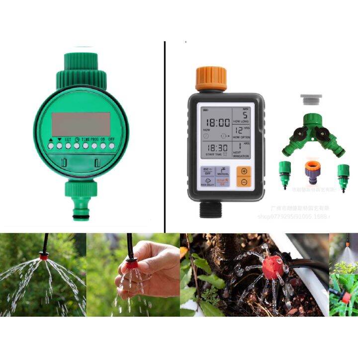 Automatic Electronic Water Timer Garden Irrigation Timer with LCD
