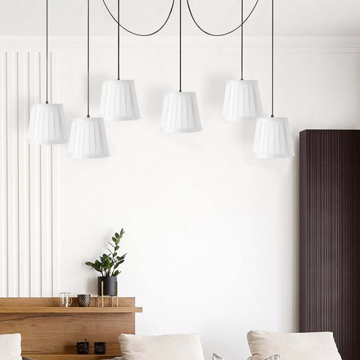 modern-european-style-droplight-wall-lamp-candle-chandelier-lamp-shade-6-pcs-set-solid-white