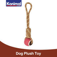 Kanimal Dog Chew Toy ของเล่นสุนัข เชือกกัดหนา พร้อมลูกเทนนิส ช่วยขัดฟัน สำหรับสุนัขทุกวัย ขนาด 2.5 x 36 ซม.