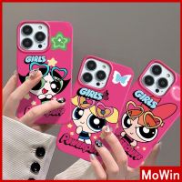 Mowin - เข้ากันได้สำหรับ เคสไอโฟน เคสไอโฟน11 เคส iPhone สีแดงเคลือบเงา เคสนิ่มกันกระแทกป้องกันกล้อง ใช้ได้กับ 14 13