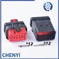 12 Pin male female Auto Waterproof Connector Camshaft Sensor Plug Engine Injector 776438-1 776437-1 For Carter Excavator