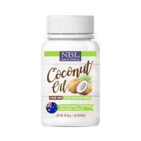 น้ำมันมะพร้าวสกัดเย็น (NBL) coconut oil 60 ซอฟเจล