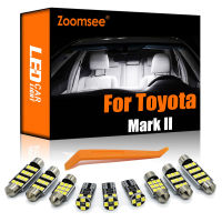 Zoomsee ภายใน LED สำหรับ Toyota Mark II 2 1980- 2001 2002 2003 2004 2005 2006 2007 Canbus รถหลอดไฟโดมแผนที่ชุดไม่มีข้อผิดพลาด