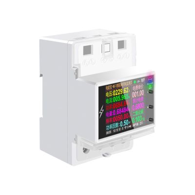 New Intelligent 2P Electricity Power Monitor WiFi BT APP Control DIN-rail Mounting Multi-energy Alternating Current Power Meter