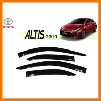 ? ราคาถูกที่สุด? กันสาด Toyota Altis 2019 สีดำ ##ตกแต่งรถยนต์ ยานยนต์ คิ้วฝากระโปรง เบ้ามือจับ ครอบไฟท้ายไฟหน้า หุ้มเบาะ หุ้มเกียร์ ม่านบังแดด พรมรถยนต์ แผ่นป้าย