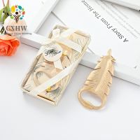 ▨ 1pc Feather Shape Beer Bottle Opener Funny Wedding Favors for Guests Alloy Package Openers Birthday Party Gifts for Friends