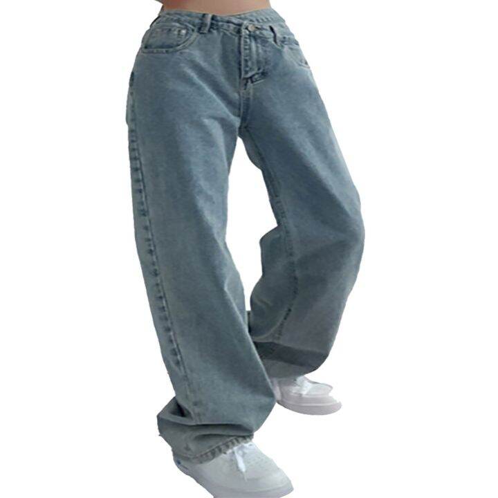 high-rise-wide-leg-summer-women-cargo-pants-high-waist-jeans-button-pocket-trousers-slacks-straight-leg-pants-streetwear