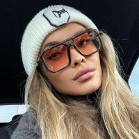 2023 Fashion Square Mens Sunglasses Brand Designer Simplicity Double Bridge Big Frame Retro Sun Glasses Women Popular Eyewear Cycling Sunglasses