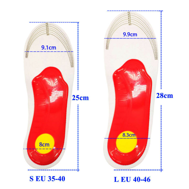 1คู่-orthopedic-insoles-arch-flatfoot-บรรเทาความดัน-breathable-running-cushion-cuttable-รองเท้าอุปกรณ์เสริม-s-ปฐมนิเทศ