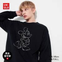 Uniqlo เสื้อสเวตเชิ้ตผู้ชาย/ผู้หญิง (UT) Mickey Shines (เสื้อกันหนาวแขนยาว) 466847