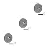 1/2/3/5แถบความปลอดภัยขอบโต๊ะทารกเพลงคั่นตัวป้องกันมุมโต๊ะแถบป้องกันบ้าน